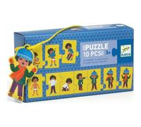 djeco Puzzle Dressing 10 pezzi 1 St