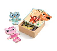 Djeco- Puzzle in Legno, Colore Misto, DJE-1678