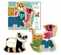 djeco Puzzle magnetico animali misti 1 St