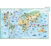 DJECO Puzzle Observation: animali da tutto il mondo 100 pezzi