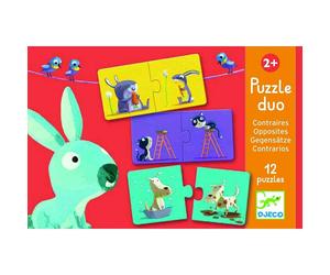 djeco puzzle Opposites 12x2 Parti 1 St