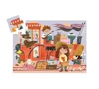 Djeco Puzzle per bambini Le voyage de Mia, 36 pezzi