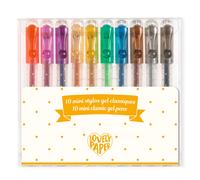 DJECO Set di 10 penne mini gel