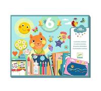 Djeco - Set di 6 attività creative per bambini, gatti e amici