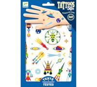 Djeco Tattoos - Oggetti Spaziali - 1 pz.