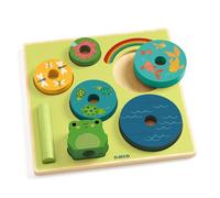 Djeco T&G - Giocattoli impilabili e in Pizzo, Multicolore (31077)