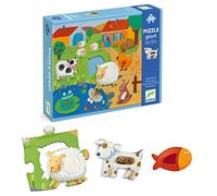 Djeco - Tactile Puzzle - Fattoria