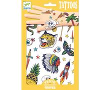 Djeco - Tatuaggi Bang, colore blu, piccolo (DJ09577A), colore/modello assortito