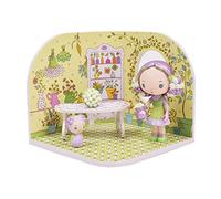 DJECO- Tinyly La floristeria de Rosalie Bambole alla Moda e Accessori, Multicolore, 36954