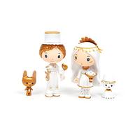 DJECO- Tinyly Marguerite & Léoplold Bambole alla Moda e Accessori, Multicolore, 36959