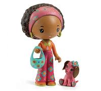 DJECO- Tinyly Poppy & Nouky Case per Bambole Fashion, Multicolore, 36957