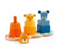 DJECO Torre da impilare colorata per bambini
