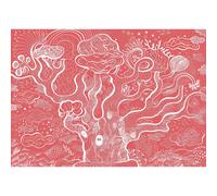 DJECO- Twisty Puzzle L'Albero incantato Giochi di abilità, Multicolore, 37030