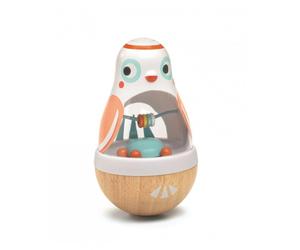 DJECO Wood Roly-Poly Owl giocattolo 10m+ 1 pz