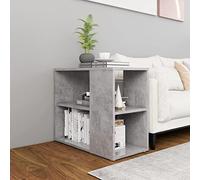 DJEKA Credenza, Credenza Soggiorno, Credenza Moderna, Madia Soggiorno Moderna, Mobile Cucina, Mobiletto Cucina, Grigio Cemento 60x30x50 cm in Truciolato