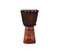LP Latin Percussion Djembe World Beat Wood Art Rosso/Naturale LP713SR