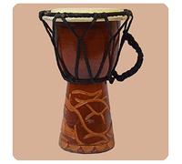 Djembe | intagliato 15 cm | Bongo africano tamburo elaborato intaglio