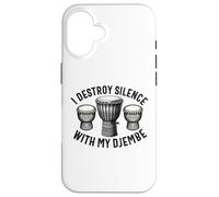 Djembe Per Africa Drum Player Jembe Musica Uomini Donne Custodia per iPhone 16