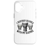 Djembe Per Africa Drum Player Jembe Musica Uomini Donne Custodia per iPhone 16 Plus
