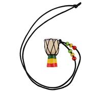 Djembe Percussione africano Tamburo A Mano Ciondolo Per Bambini Bambini Strumento di Apprendimento Jambe Drummer