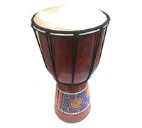 Djembe Tamburo Bongo Tamburo Djembe - Tamburo a puntini verniciati in legno