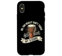 Djembe You Can't Touch Djembe Suonatore Drumming African Drum Custodia per iPhone X/XS