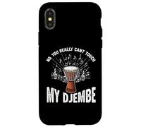 Djembe You Can't Touch Djembe Suonatore Drumming African Drum Custodia per iPhone X/XS