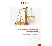 Djeria-J L'émergence du droit pénal ohada (Tascabile) Omn.Univ.Europ.