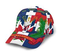 djfhwvjxt A8scap Cappellino da Baseball, Repubblica Dominicana, Etichettalia Unica Unisex-Adulto