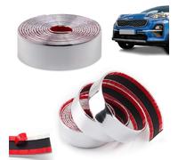 DJFOG 1 Pezzi di Profili Decorativi Cromati - Autoadesivi & Flessibili, 30mm x 6m, Ideali per Finestre di Veicoli, Protezione per Carrozzeria & Paraurti, Montaggio DIY Semplice