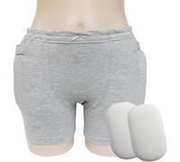 DJFOG Protezione per l'anca per Anziani Indumento Intimo Anziani Prevenzione delle lesioni da Caduta Supporto per l'anca Traspirante, Delicato sulla Pelle,Women,L