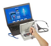 DJFYVAEIO Analizzatore Magnetico a Risonanza Quantistica, Scanner Multifunzionale per La Salute, Funzione di Analisi 3D, Genera 52 Report, Supporta Il Windows, più Lingue