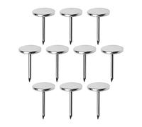 djgkENVQ Chinchetas Tachuelas, Chiodi for mobili a Testa Piatta 11x15mm (DxH) Chiodi for tappezzeria Puntine for mobili Divani Testiere Argentate 100 PZ(Silver,11 * 38mm)