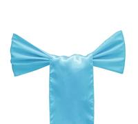 djgkENVQ Fasce per sedie 25 Pezzi 17x275 cm Decorazioni for navate di Compleanno for Matrimoni e Compleanni(Lake Blue)