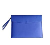 DJHGNFRDK Cartella per conferenze, Custodia portadocumenti in pelle 330x240mm Portadocumenti Multicolor(Dark blue)