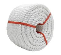 DJHGNFRDK Corda in Poliestere, Corda in Poliestere Intrecciato a 3 Capi da 5-100 Metri Adatta for l'ormeggio in banchina, l'ormeggio di Navi e Altri scopi(14mm,20m)