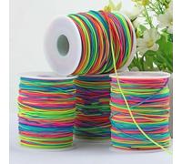 DJHGNFRDK Cordoncino Elastico, Corda Elastica for Cucito Fai da Te Multicolore 1,0-1,5 mm(1.5mm)