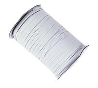 DJHGNFRDK Cordoncino Elastico, Elastico da Cucito 5 Iarde Multicolore 3-12 mm(White,10mm)