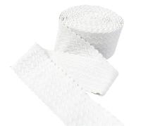 DJHGNFRDK Cordoncino Elastico, Nastro da Cucito Elastico in Poliestere Elastico Multicolore 40-70mm 3/5/10 Metri(White,10METERS-50MM)