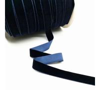 DJHGNFRDK Nastro di Velluto, Nastro di Velluto 5 Metri Multicolore 6-25 mm di Larghezza for Fiocchi for Capelli da Regalo Fai da Te for Matrimoni(Dark Blue,20mm Wide)