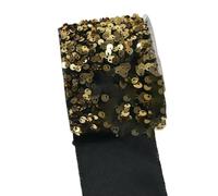 DJHGNFRDK Nastro di Velluto, Sequin Velvet Ribbon Multicolor Multiple Sizes for DIY Hair Bows And Gift Packaging(O5102739-a,75mm 5yards)