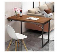 DJHGNFRDK Scrivania a muro sospesa, Tavolo pieghevole in legno pieghevole con ripiano a parete, multicolore, dimensioni multiple(Color D,120x60x75cm)