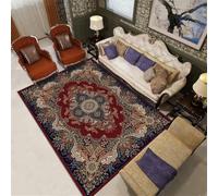 DJHWWD Tappeto Bambina Camera Tappeti Lavabili 200x300CM floreale multicolore blu Rosso salvapavimento Da Letto Grande