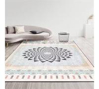 DJHWWD Tappeto Moderno Da Camera 50x80CM di estetica grigio-nero blu bambini Pavimenti Tappetti Tappeti Per