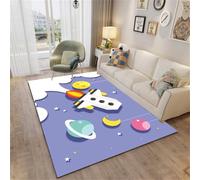 DJHWWD Tappeto Sala Salotto 140x200CM decorativo per la stanza viola tappeti moderni Cameretta