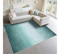 DJHWWD Tappeto Sedia Ufficio Non Slip 70x100cm, verde Tappeti Piccoli Progetto colore gradiente moderno per il soggiorno camera da letto adolescente