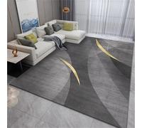 DJHWWD Tappeto Ufficio Per Esterno 120x160CM moderno e semplice giallo Grigio Bambina Camera Cameretta Bambini Ragazza