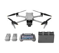 DJI Air 3 Fly More Combo con DJI RC 2 (radiocomando con schermo), drone con doppia fotocamera principale media e grandangolare 4K HDR, autonomia di 46 minuti, 48 MP, O4, due batterie extra