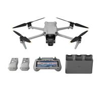 DJI Air 3 Fly More Combo con DJI RC 2 (radiocomando con schermo), drone con doppia fotocamera principale media e grandangolare 4K HDR, autonomia di 46 minuti, 48 MP, O4, due batterie extra