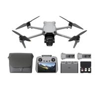 DJI Air 3S Combo Fly More (RC 2 con schermo), drone con fotocamera grandangolare CMOS 1" e teleobiettivo medio per adulti, 4K/60fps, rilevamento omnidirezionale e 3 batterie per volare più a lungo
